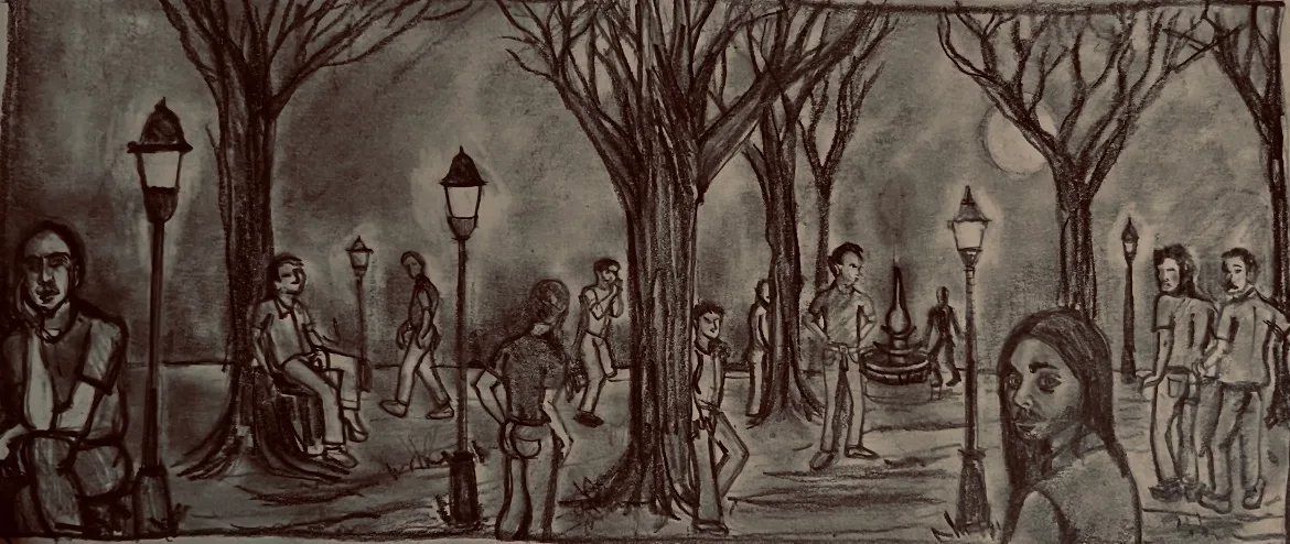 IN THE 'SECRET GARDEN' THEY BECAME VISIBLE TO OTHERS LIKE THEMSELVES